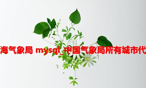 上海气象局 mysql_中国气象局所有城市代码